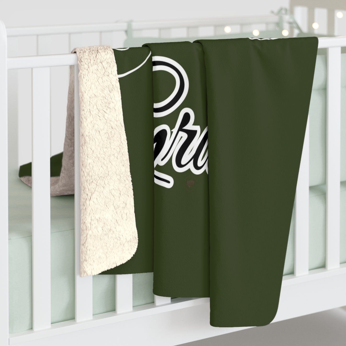 Gratitude Grit and Grace - Cozy Sherpa Fleece Blanket