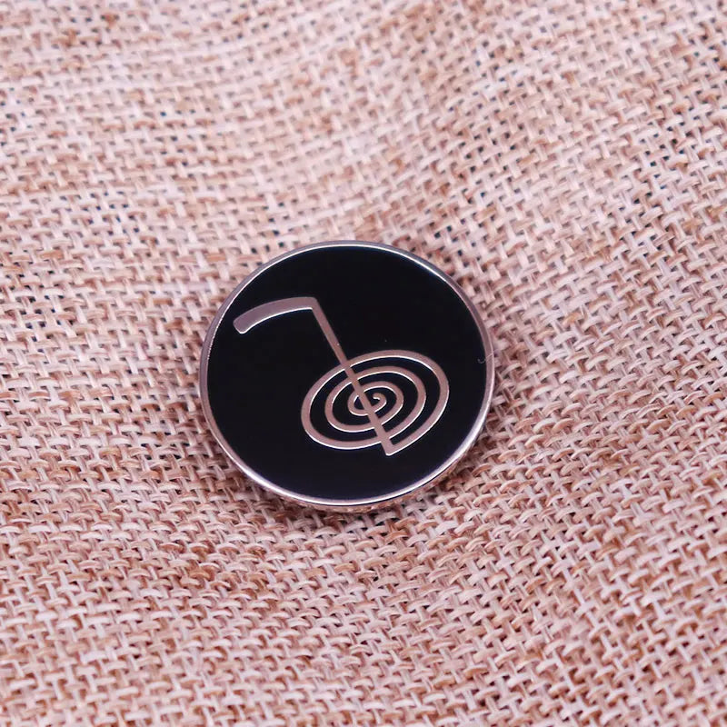 Empower Your Aura and Elevate Your Spiritual Practice: Cho Ku Rei Reiki Energy Enamel Pin