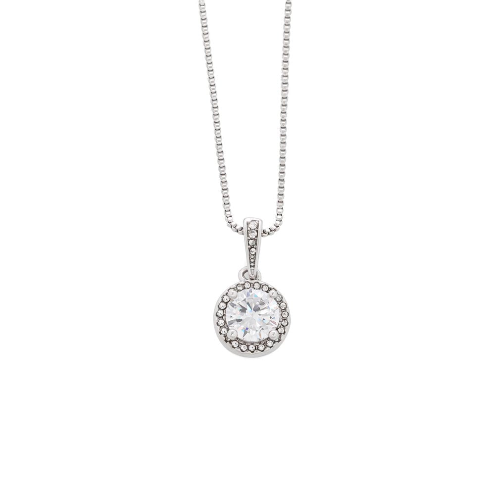 To My Wife - I Am So Lucky To Have You In My Life - Eternal Hope Necklace Message Card Jewelry