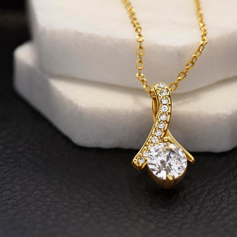 You Are Deeply Loved, Cherished, And Always Enough - Alluring Beauty Necklace in 2 color options