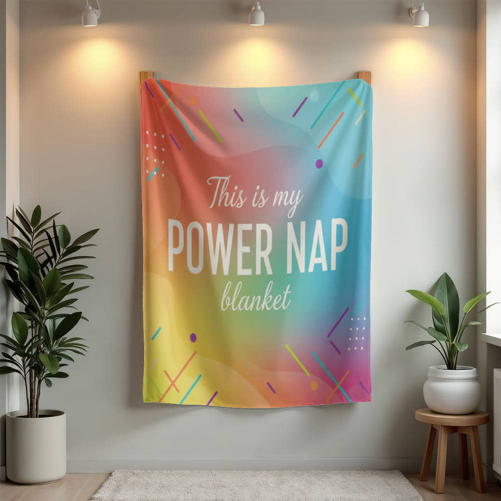 Our POWER NAP Mink Touch Fleece Blanket is Your Cozy Companion in 2 Sizes