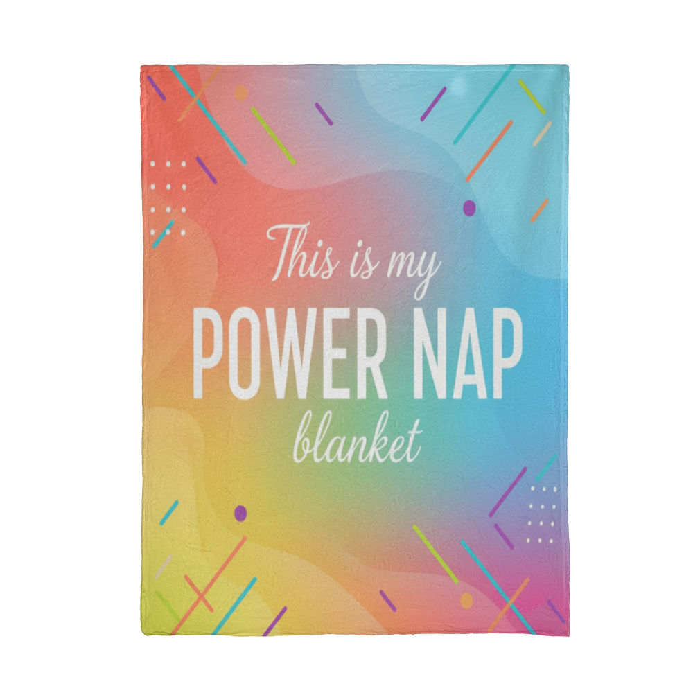 Our POWER NAP Mink Touch Fleece Blanket is Your Cozy Companion in 2 Sizes