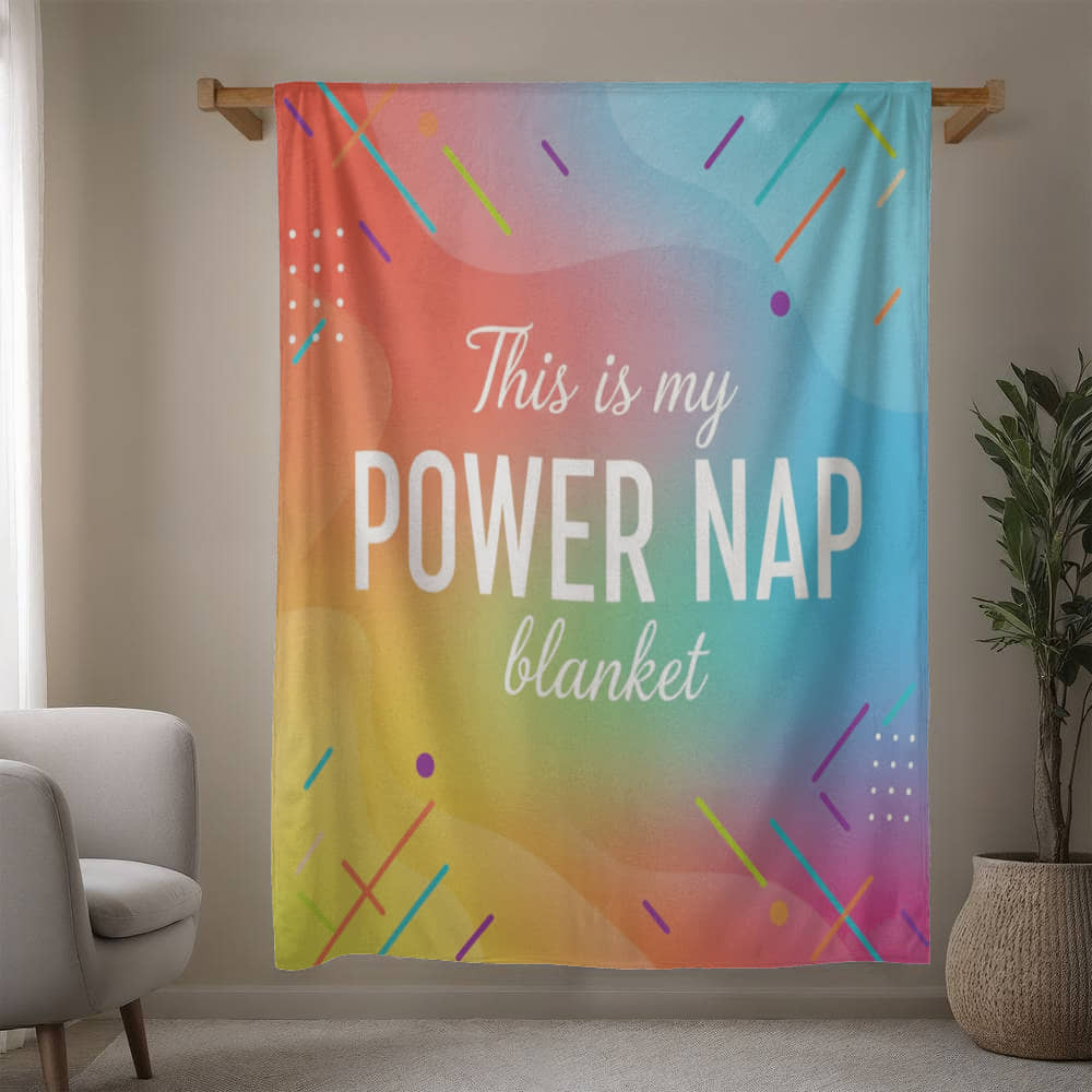 Our POWER NAP Mink Touch Fleece Blanket is Your Cozy Companion in 2 Sizes