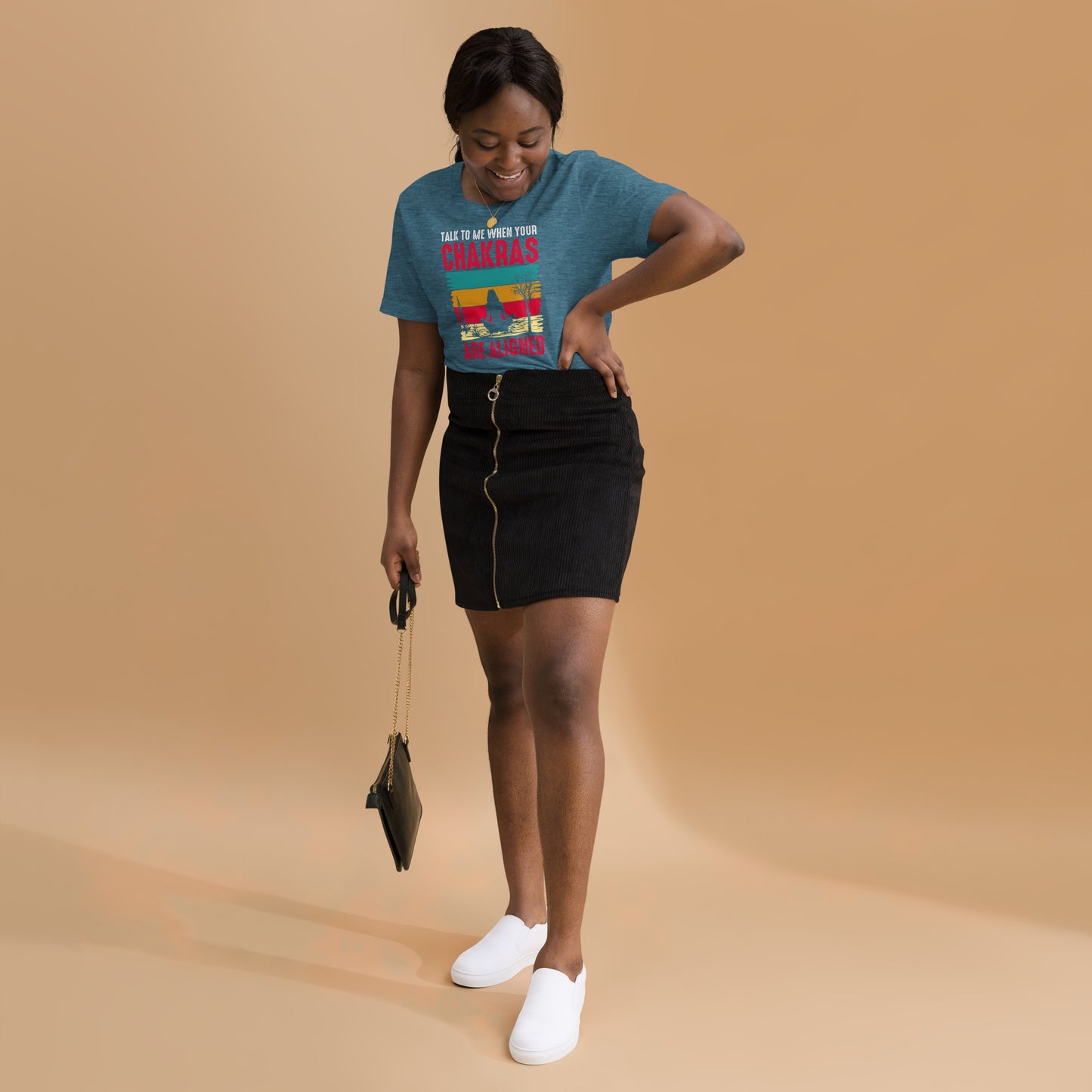 Talk To Me When Your Chakras Are Aligned Unisex t-shirt
