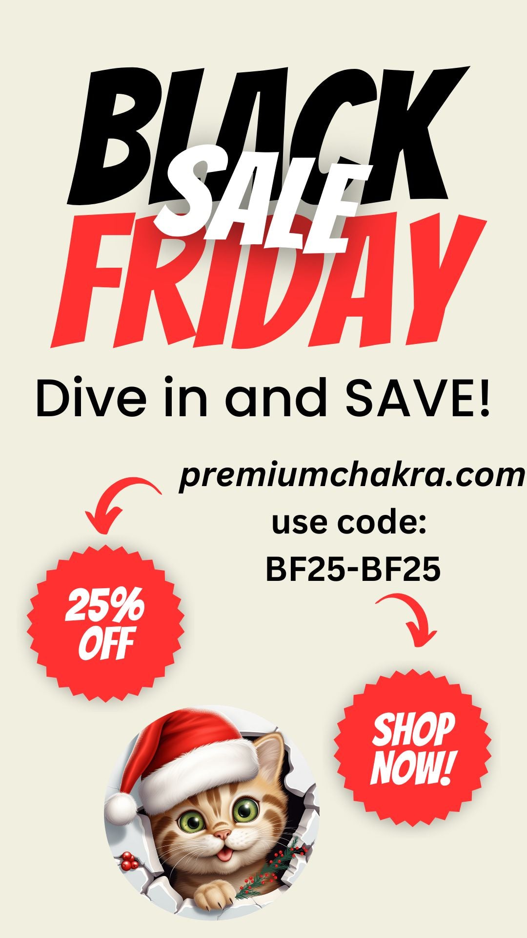 Premium Chakra Black Friday Sale (2024) 25% off everything!