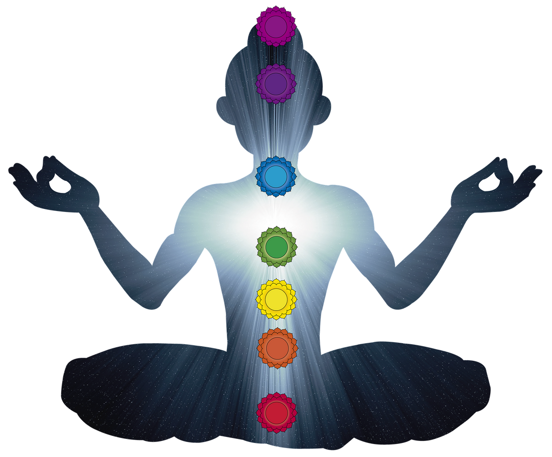 Chakras are 'wheels' with free flowing positive energy