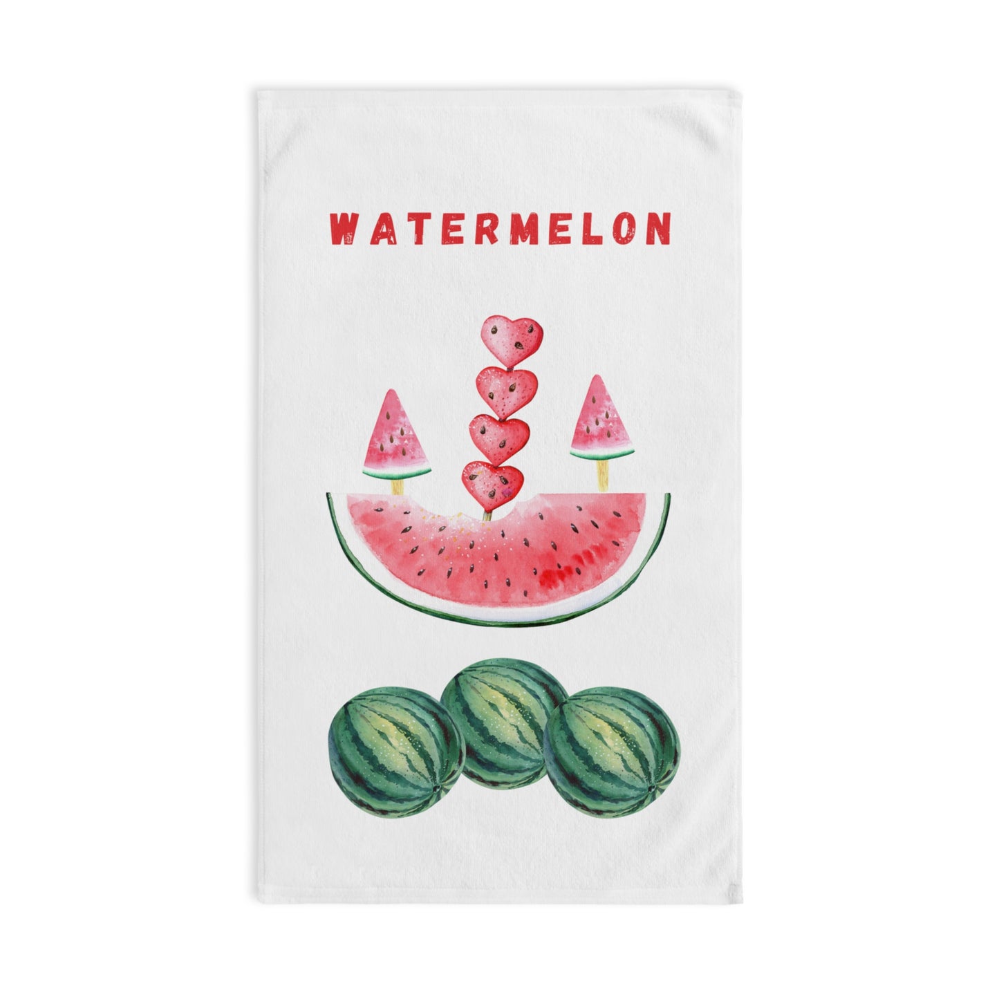 Watermelon Theme Hand Towel, Cup Towel, Tea Towel by PC Designs