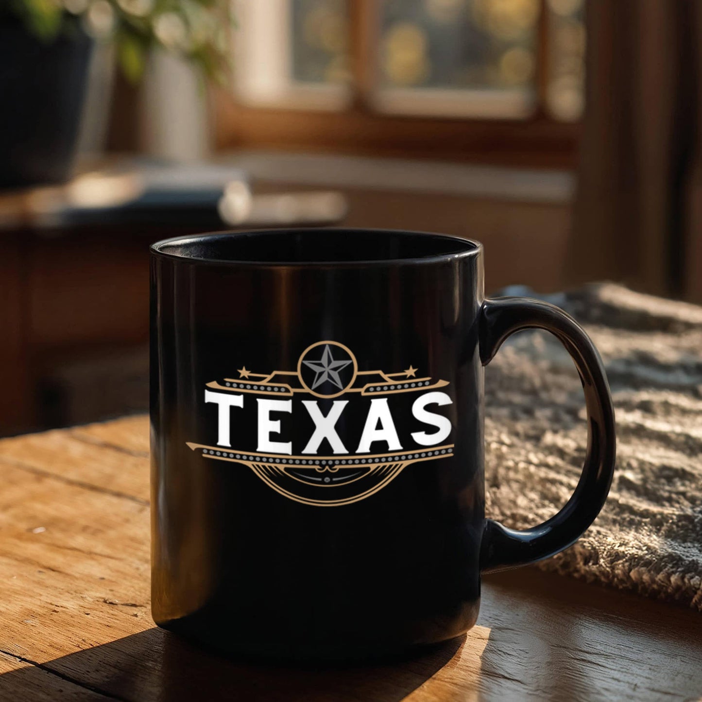 Black Ceramic Mug Multiple Variants