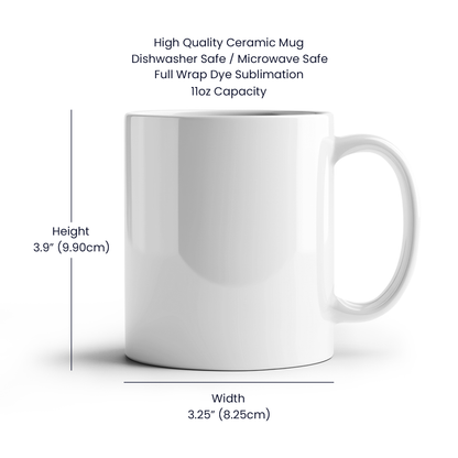 Texas Star Black White Gold Design on White Ceramic Mug Multiple Variants