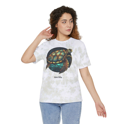 Sea Life Sea Turtle MII Designs Unisex Fashion Tie Dyed T-Shirt Tee Shirts B+C