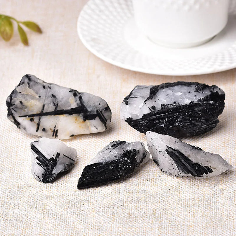 Natural Black Tourmaline Crystal Natural Quartz Raw Crystals Rock