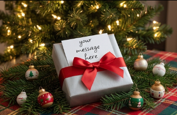 Gift Wrap with Personalized Message