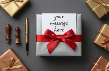 Gift Wrap with Personalized Message