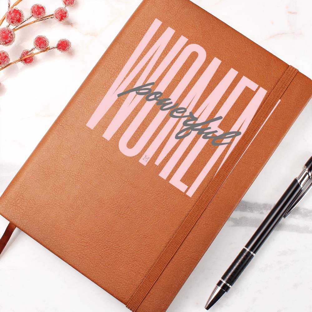 Powerful WOMEN - Graphic Journal Vegan Leather
