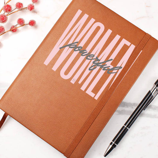 Powerful WOMEN - Graphic Journal Vegan Leather