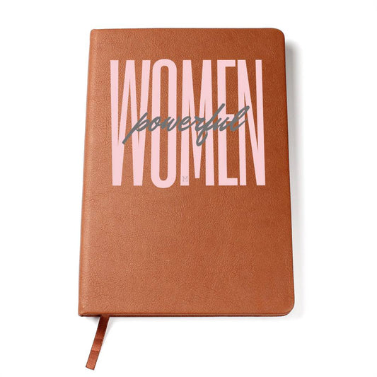 Powerful WOMEN - Graphic Journal Vegan Leather