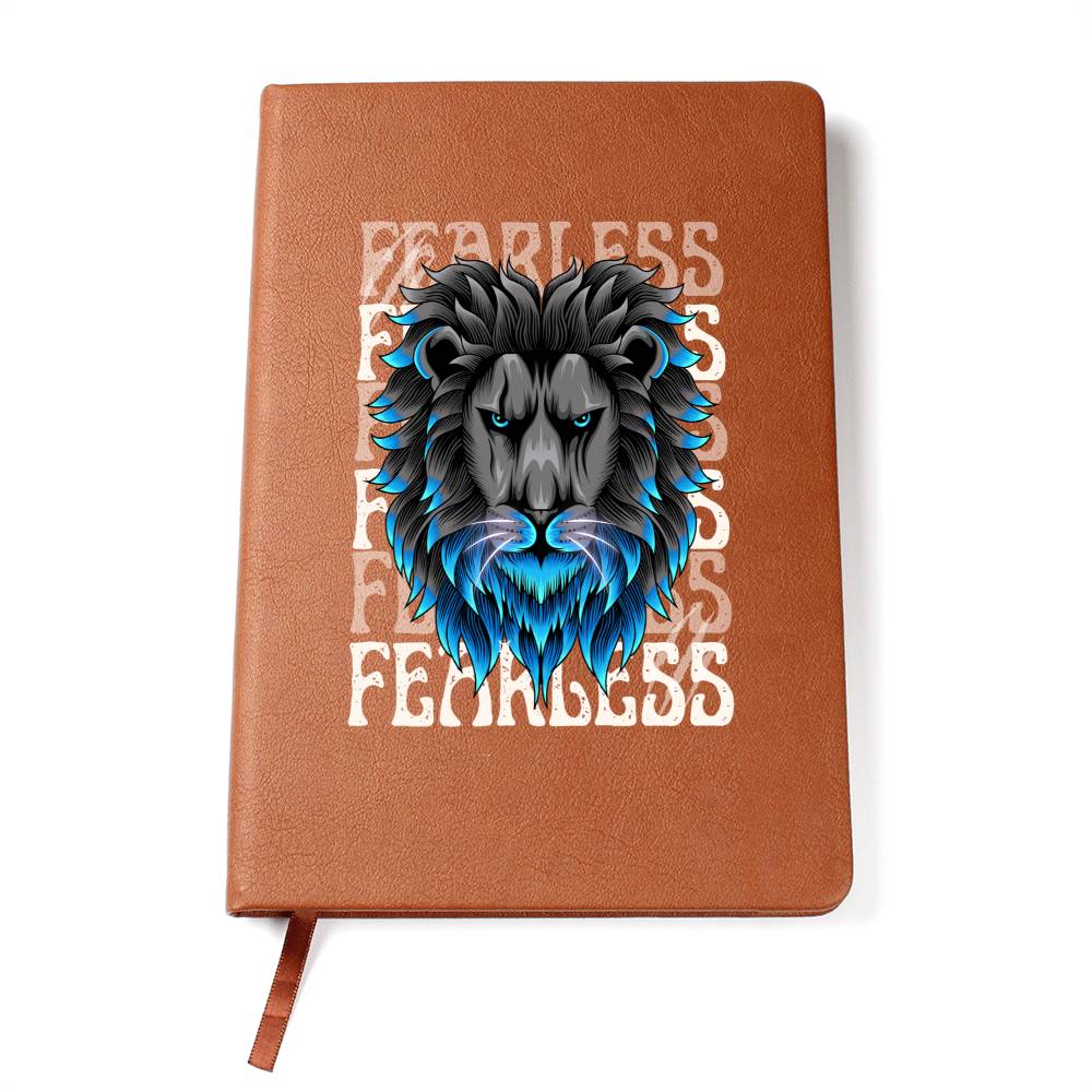 Fearless Lion Head Graphic Vegan Journal