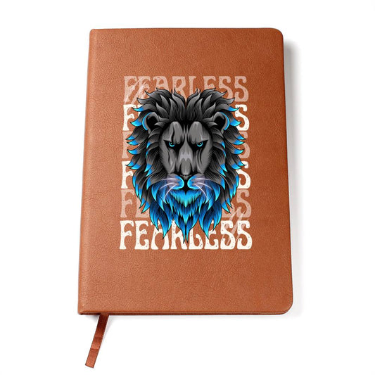 Fearless Lion Head Graphic Vegan Journal