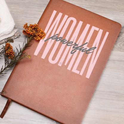 Powerful WOMEN - Graphic Journal Vegan Leather