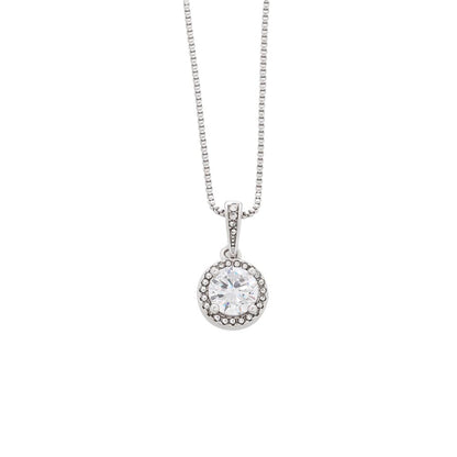 To My Wife - I Am So Lucky To Have You In My Life - Eternal Hope Necklace Message Card Jewelry