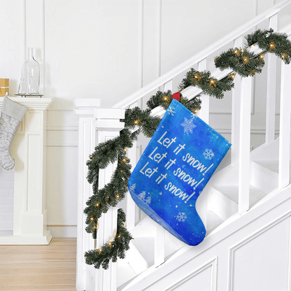 Let it snow! Let it snow! Let it snow! - Giant Holiday Stocking