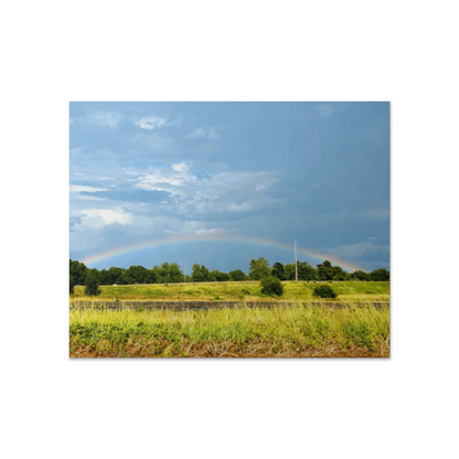 Texas Highway Rainbow Photograph by Reiki Nan - High Gloss Poster