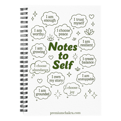 Notes to Self Journal - Reminders, Drawings, Thoughts - Stylish and Practical with Ruled Lines or Graph Page Options!