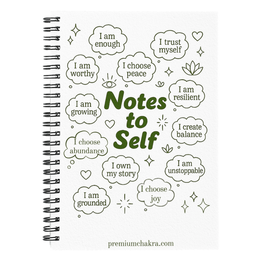 Notes to Self Journal - Reminders, Drawings, Thoughts - Stylish and Practical with Ruled Lines or Graph Page Options!