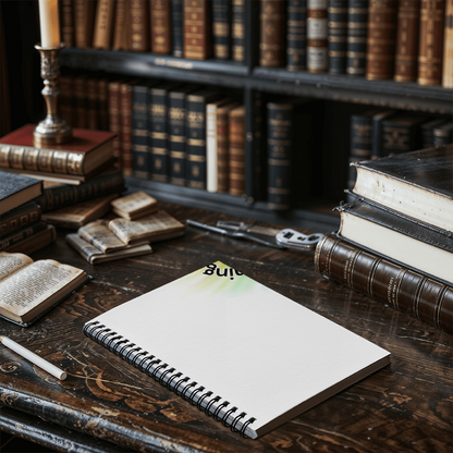 All That Is. No Beginning. No End. - Spiral Journal 120 pages Choose Ruled Line or Graph Paper Interior