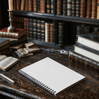 My Chakra Healing Notebook - Spiral Journal 120 pages Choose Ruled Line or Graph Paper Interior