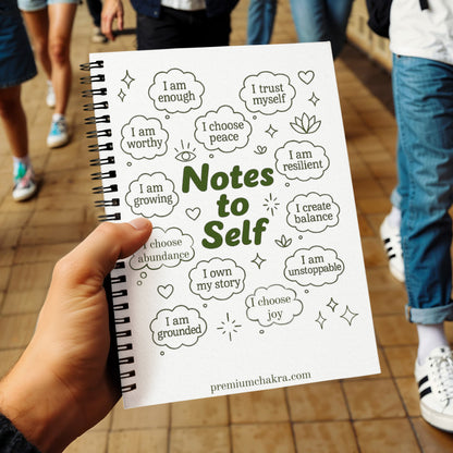 Notes to Self Journal - Reminders, Drawings, Thoughts - Stylish and Practical with Ruled Lines or Graph Page Options!