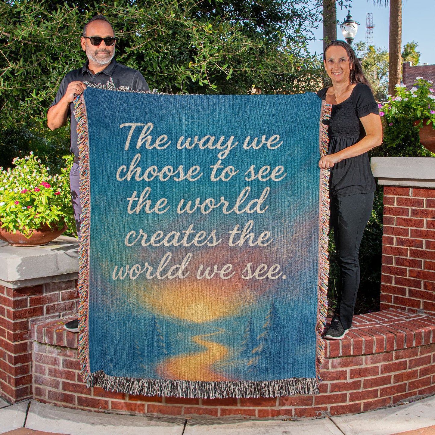 Artwork Heirloom Woven Blanket (Portrait)