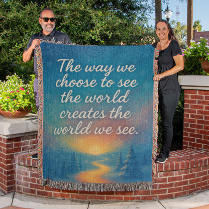 Artwork Heirloom Woven Blanket (Portrait)