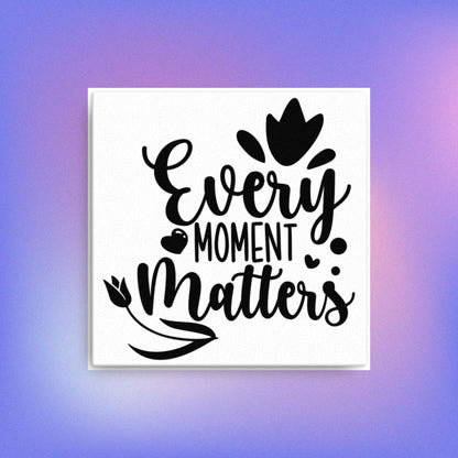 Every Moment Matters Premium Chakra Designs Canvas