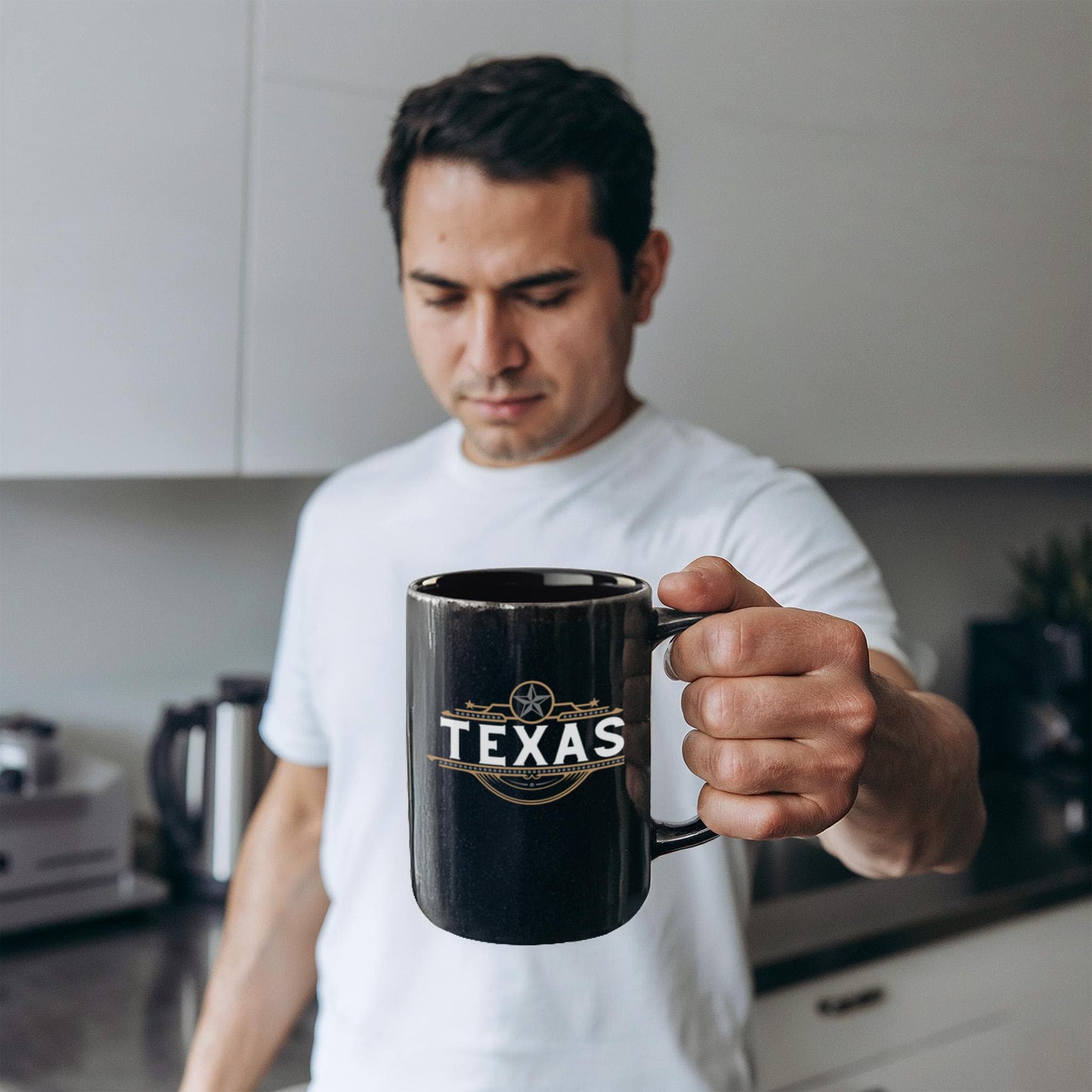 Black Ceramic Mug Multiple Variants