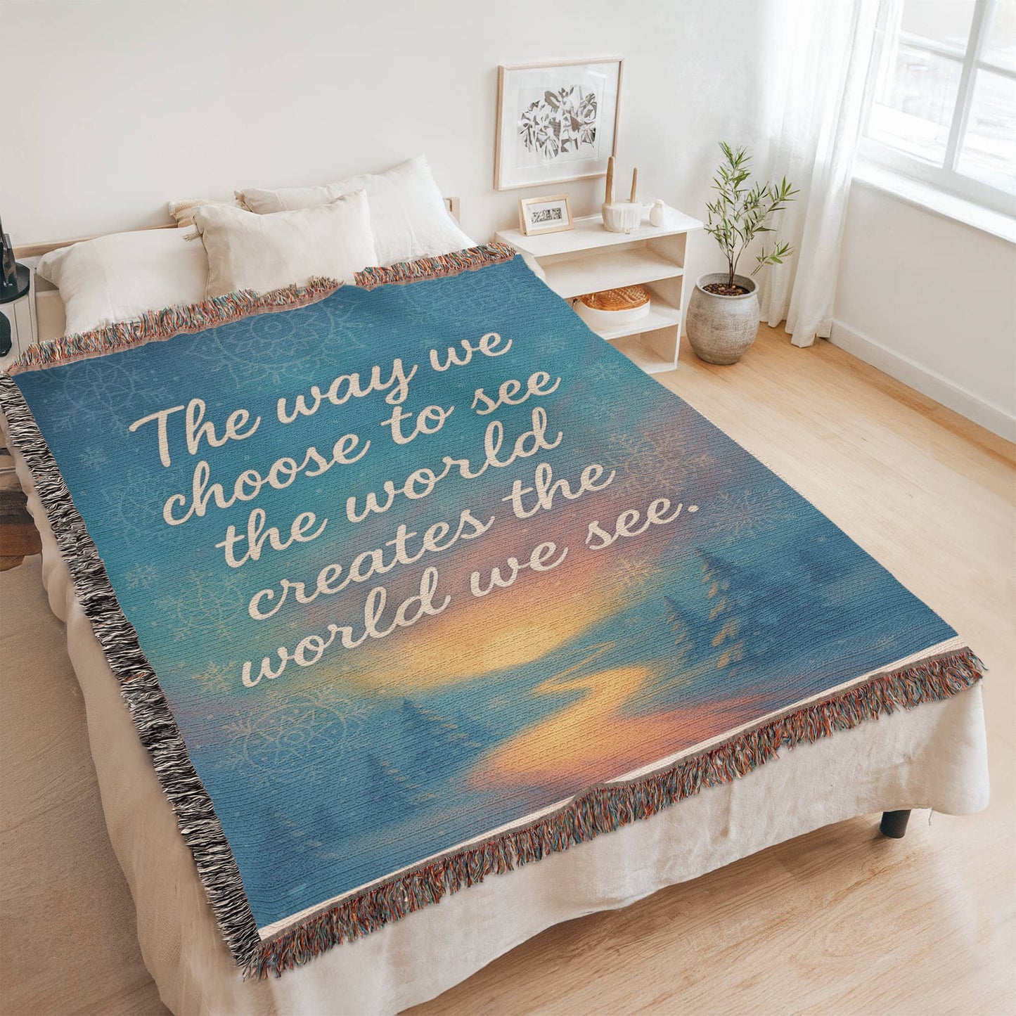 Artwork Heirloom Woven Blanket (Portrait)