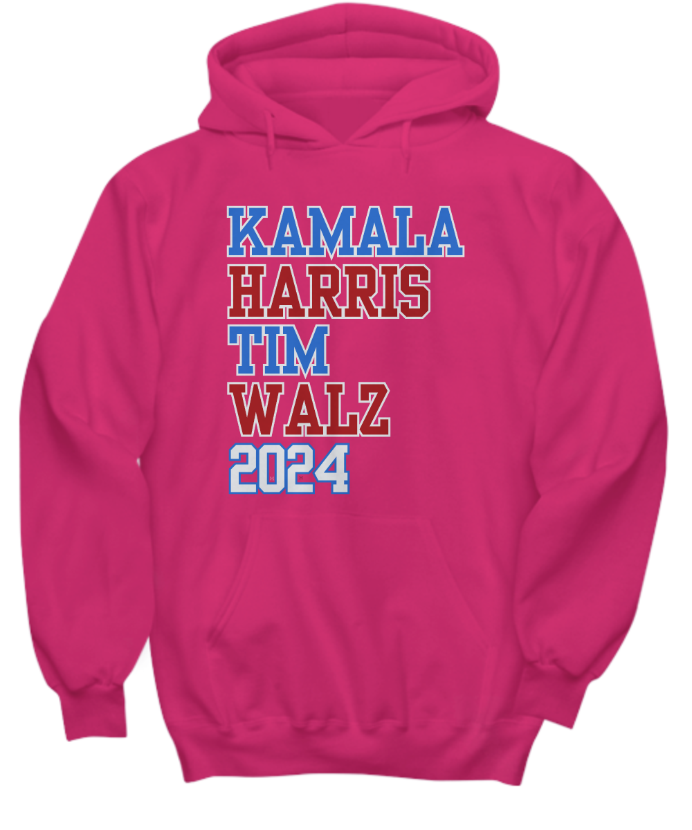 Kamala Harris Tim Walz 2024 Hoodie Vote Like Your Freedoms Depend On It