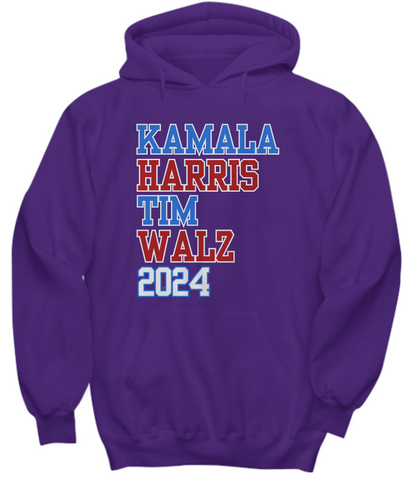 Kamala Harris Tim Walz 2024 Hoodie Vote Like Your Freedoms Depend On It