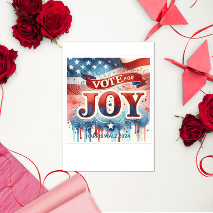 Vote for Joy Harris Walz 2024 Sticker sheet