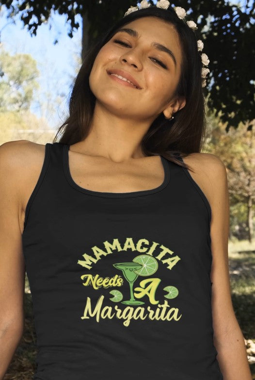 Mamacita Needs a Margarita Unisex Heavy Cotton Tank Top
