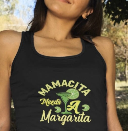 Mamacita Needs a Margarita Unisex Heavy Cotton Tank Top