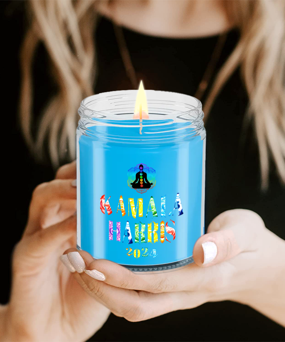 Kamala Harris 2024 Chakras Baja Breeze Soy Candle 9oz