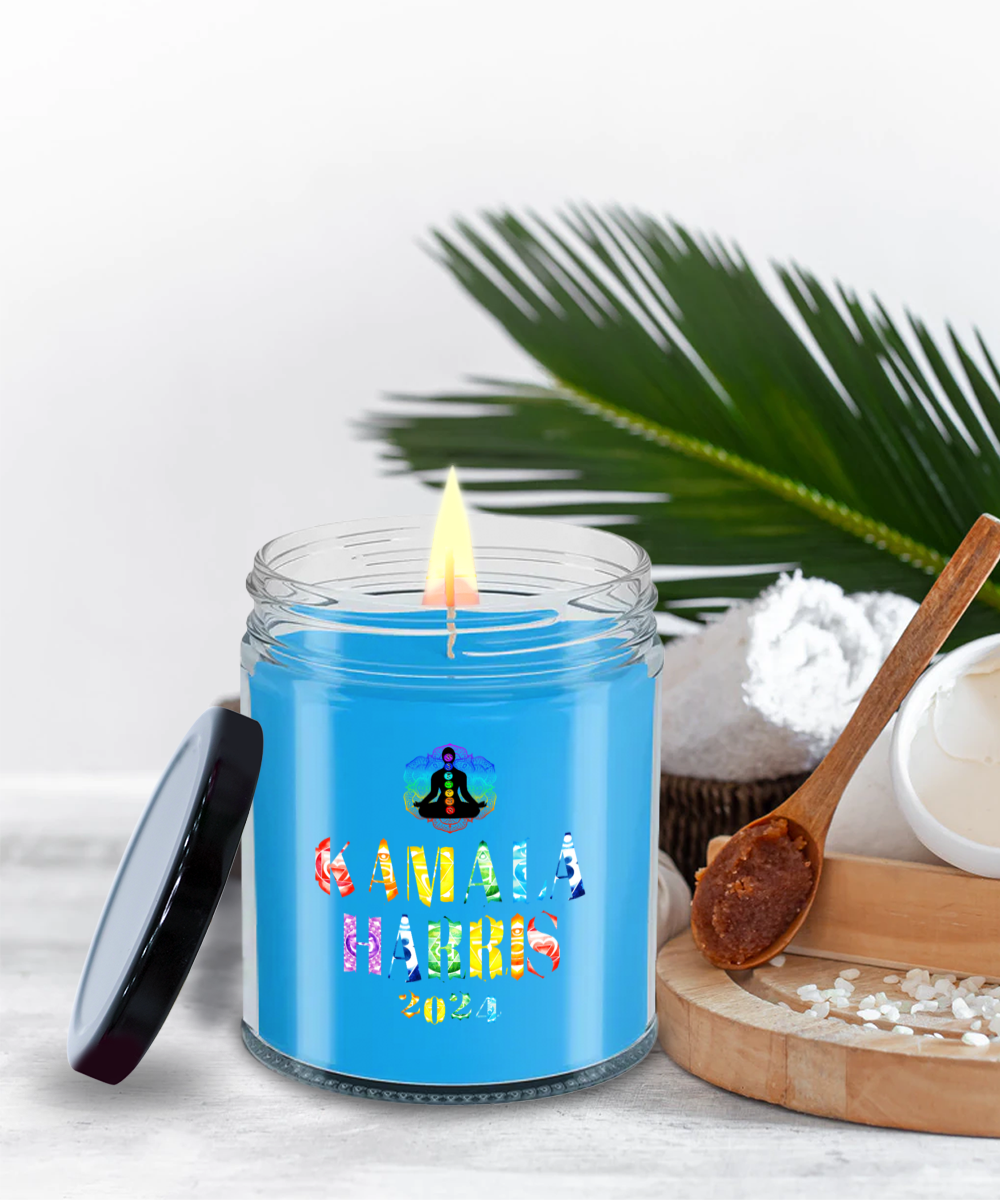 Kamala Harris 2024 Chakras Baja Breeze Soy Candle 9oz