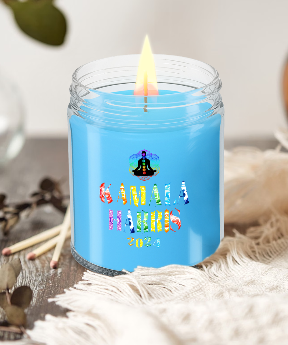 Kamala Harris 2024 Chakras Baja Breeze Soy Candle 9oz