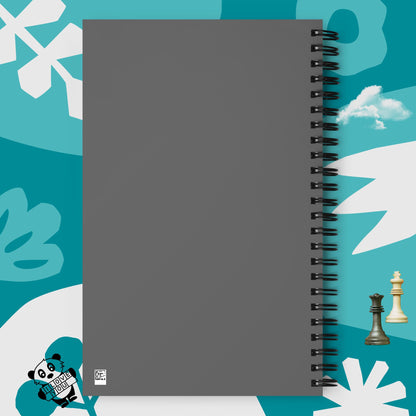 Lies Leave Marks No One Sees - Spiral notebook with 140 dotted pages MII Design