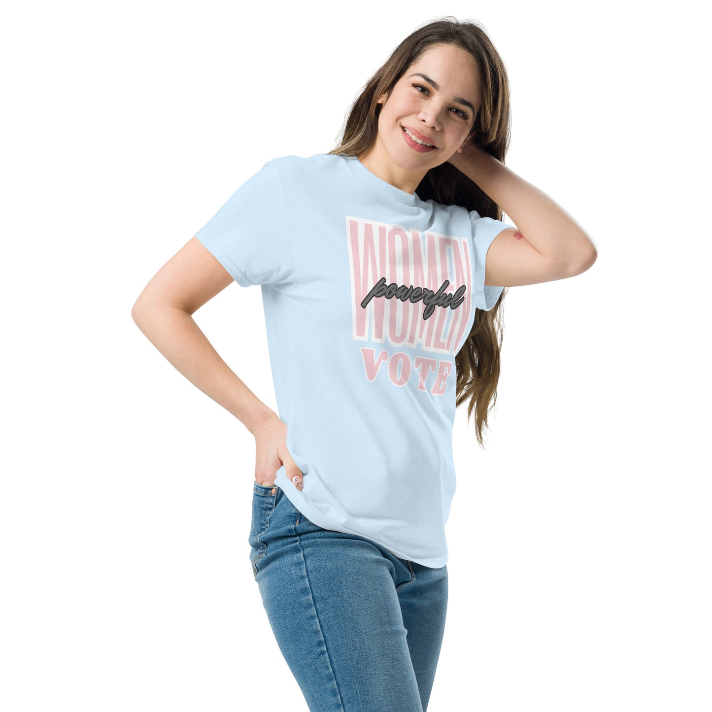 Powerful Women Vote to Protect Their Rights - Unisex Gildan 5000 classic tee up to 5XL