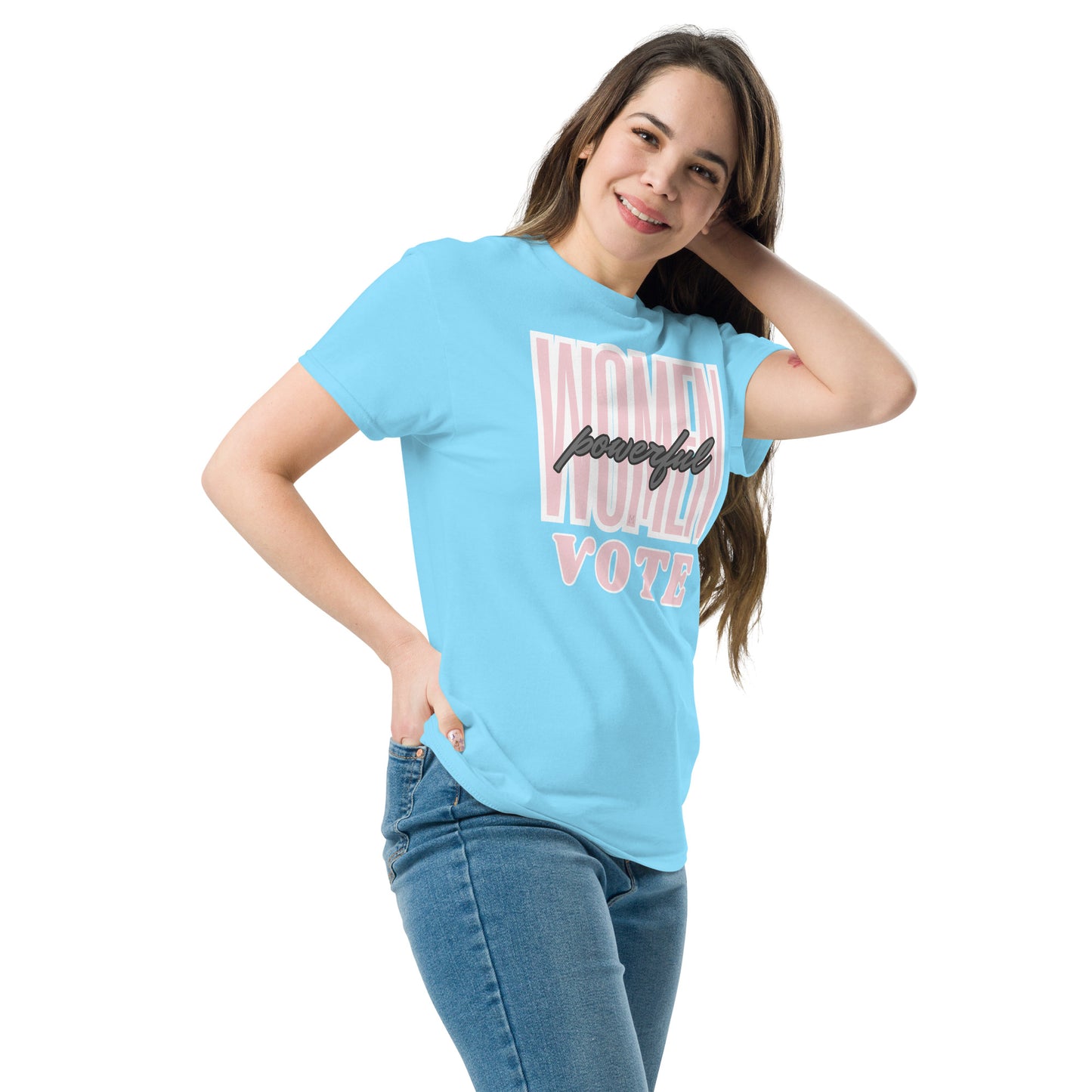 Powerful Women Vote to Protect Their Rights - Unisex Gildan 5000 classic tee up to 5XL