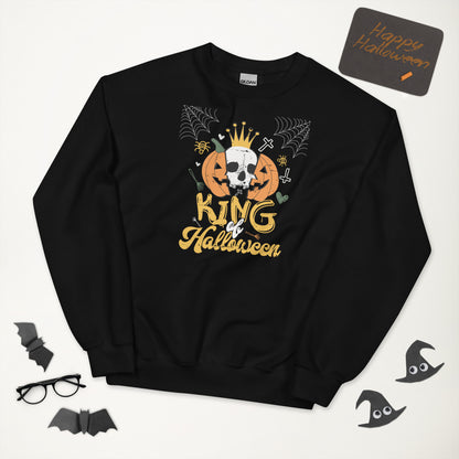 Fun King of Halloween Unisex Sweatshirt