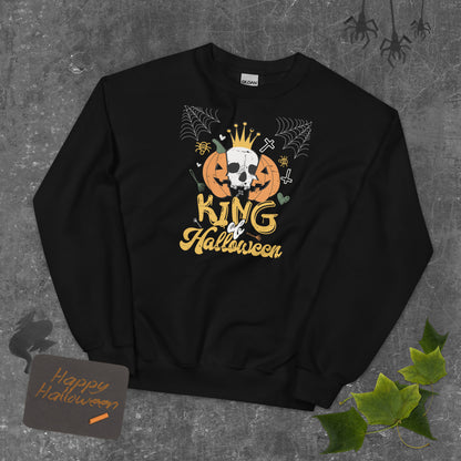 Fun King of Halloween Unisex Sweatshirt