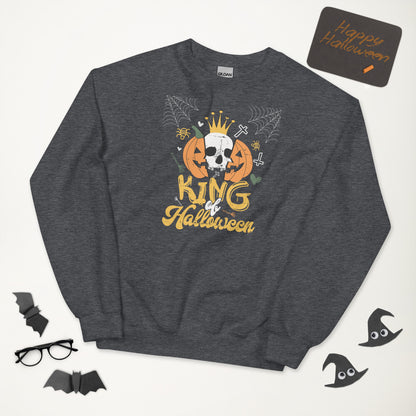 Fun King of Halloween Unisex Sweatshirt